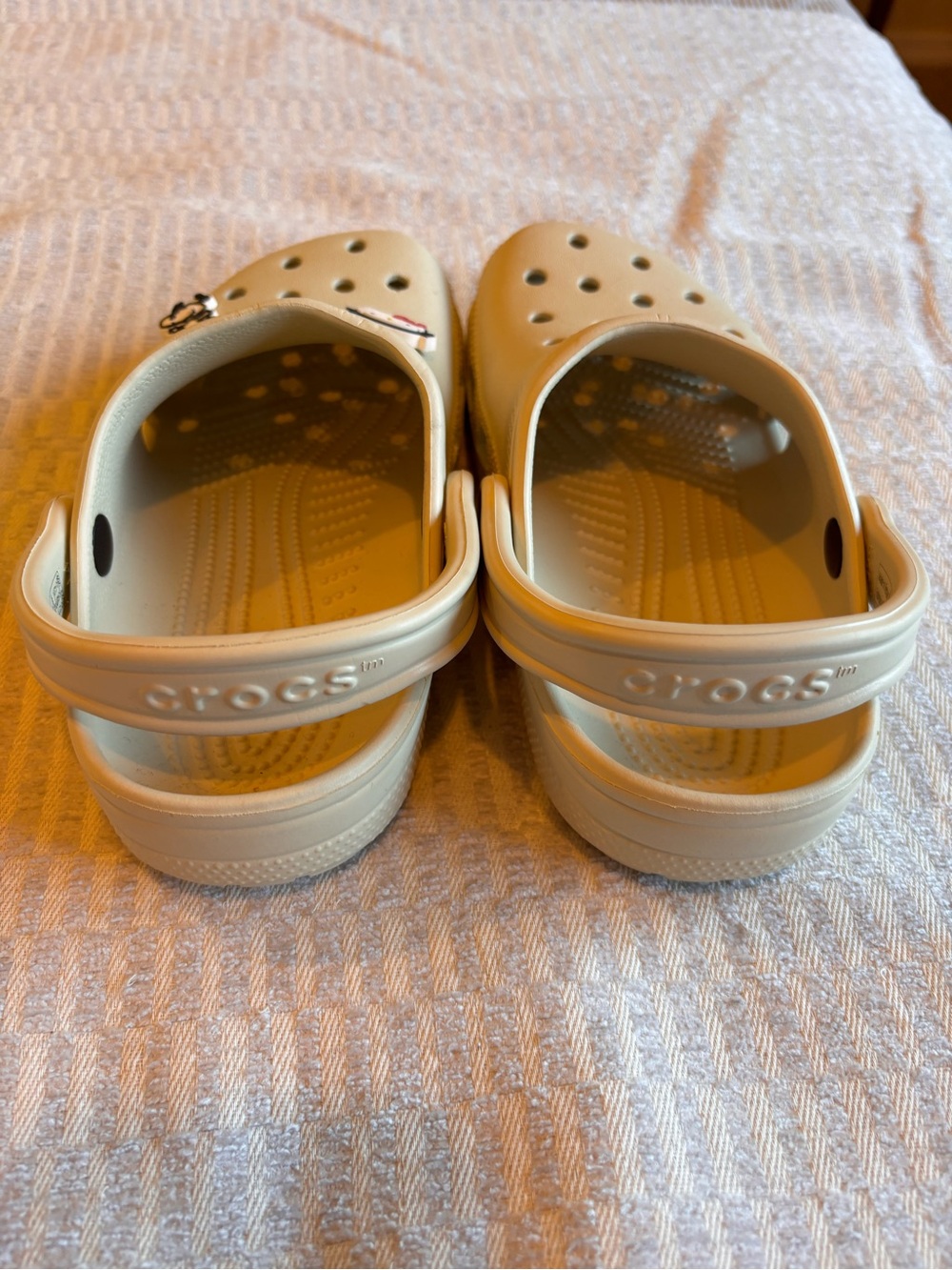 Crocs Kids Beige Clog with Fun Character Charms - Picture 4 of 7